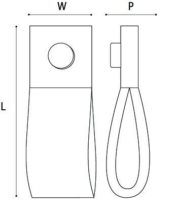 SQUARE STRAP PLAIN LOOP - Turnstyle Designs