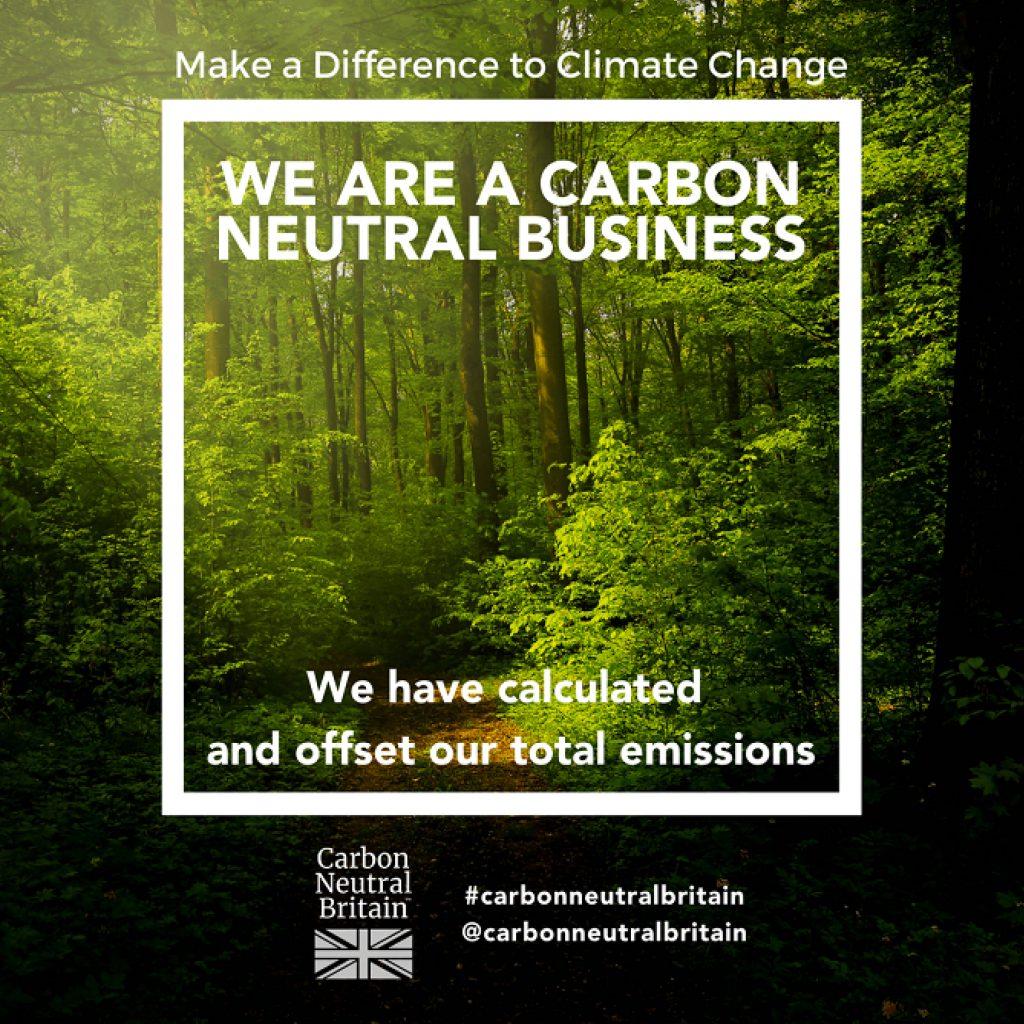 Turnstyle Designs are proud to be Carbon Neutral Britain