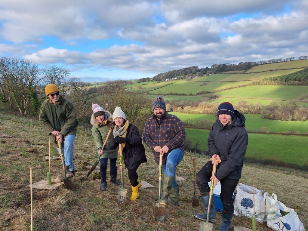 Turnstyle Designs Planting the future at Yeo Valley community woodland ...